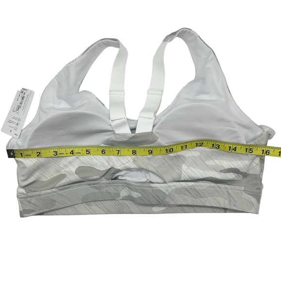 Xersion Women's Gray White Camo Medium Support Racerback Sports Bra XL XXL - Picture 6 of 8